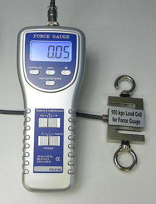 FG-5100便携式外接荷重元推拉力计100公斤 精确测量的理想选择